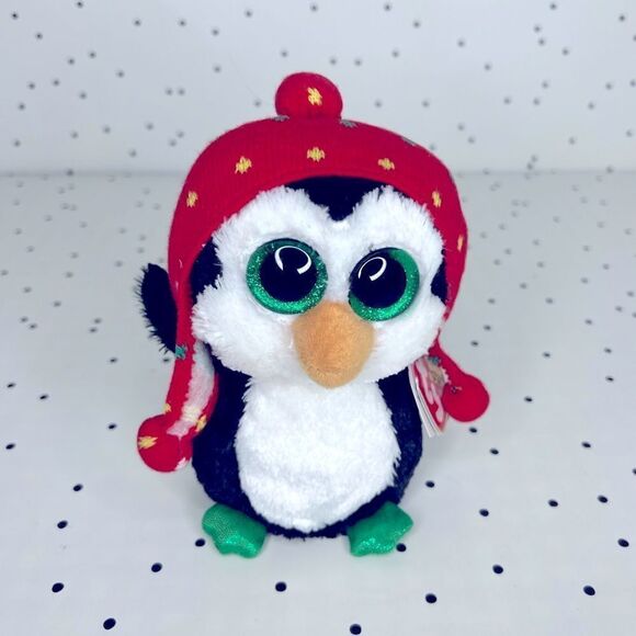 ❤️ Beanie Boos ❤️ 2015 Freeze the Penguin limited Christmas edition new
